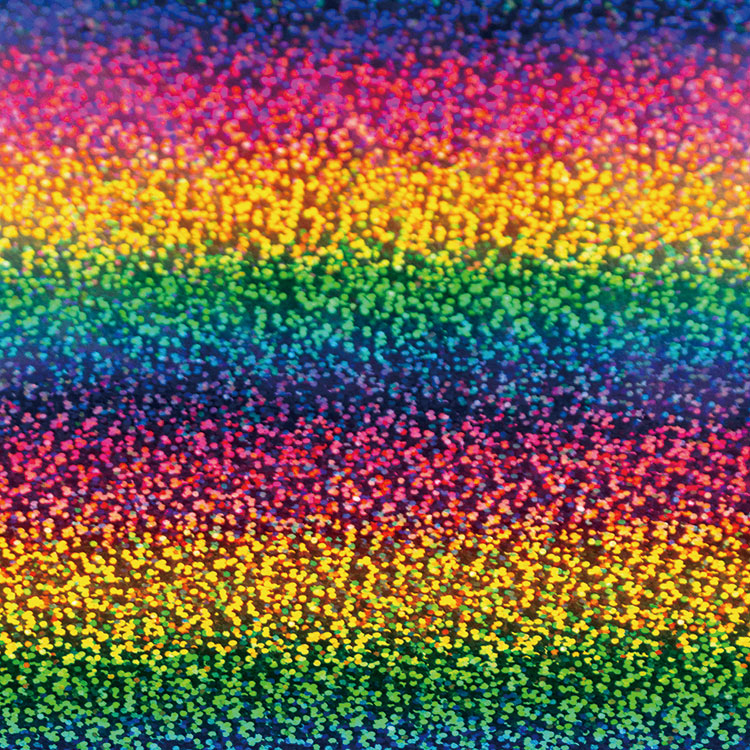 Holographic Selfadhesive Book Cover Rainbow