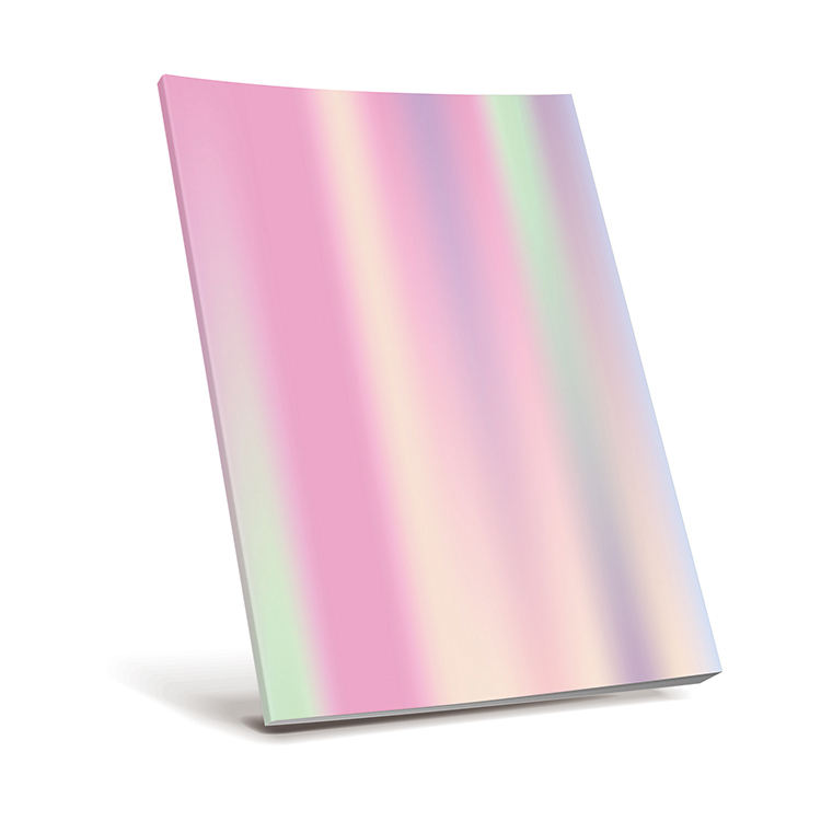 Holographic Selfadhesive Book Cover Iridescent