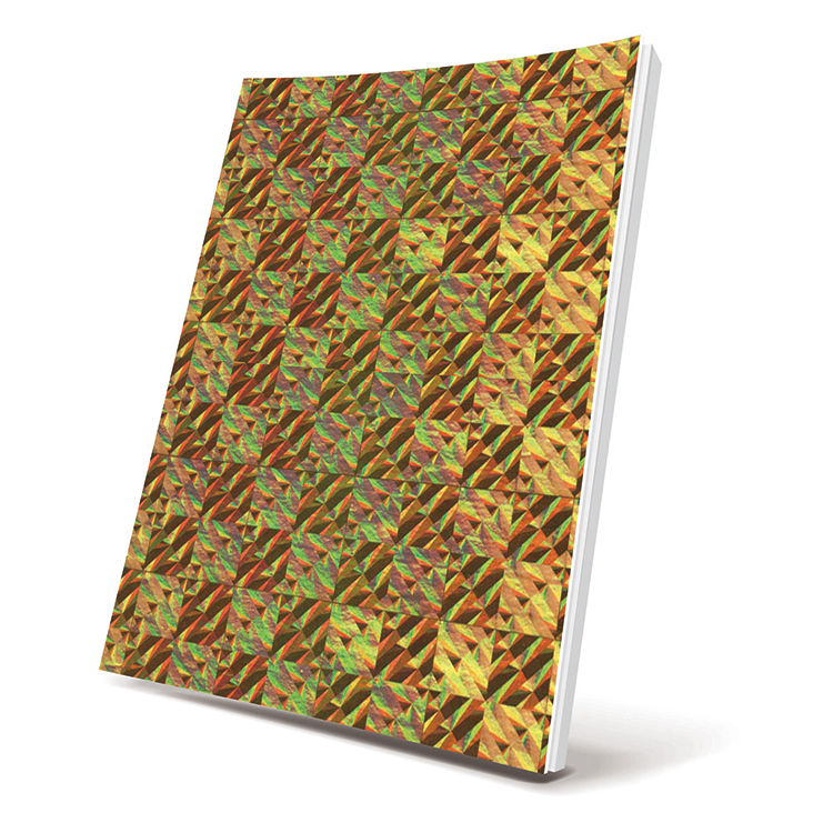 Holographic Selfadhesive Book Cover Rhombus