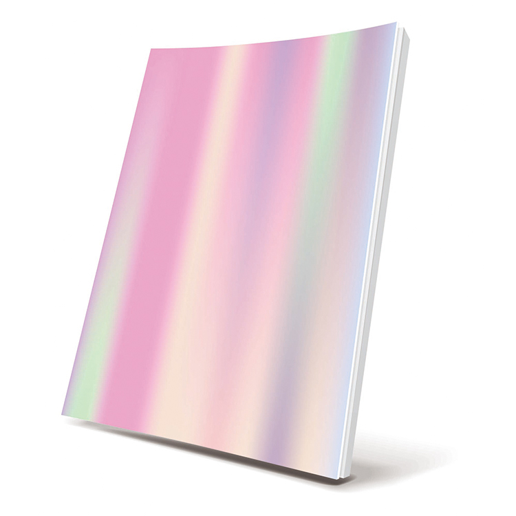 Holographic Selfadhesive Book Cover Iridescent