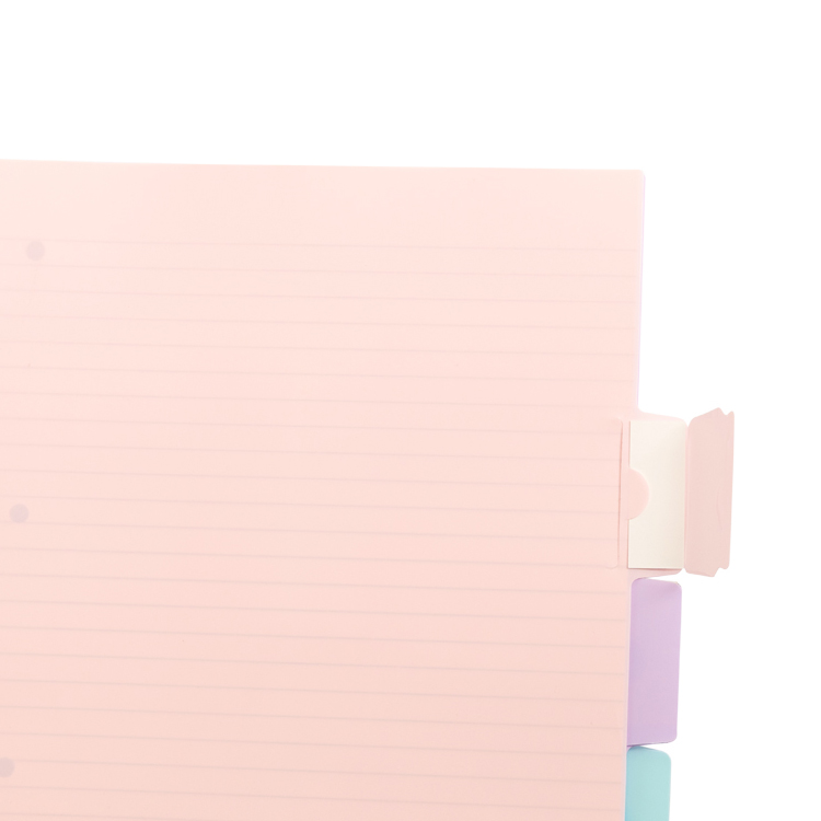 SPIRAL NOTEBOOK WITH DIVIDERS,PastelGLAM